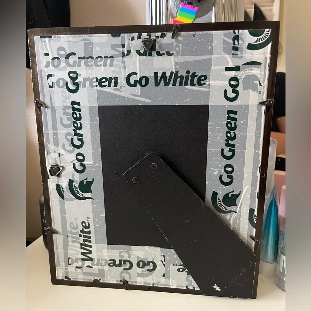 Customized Upcycled Golden Oh La La Picture Frame